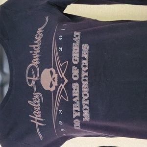 CLOSET CLEAN OUT SALE! Harley Davidson women's ls 110th shirt